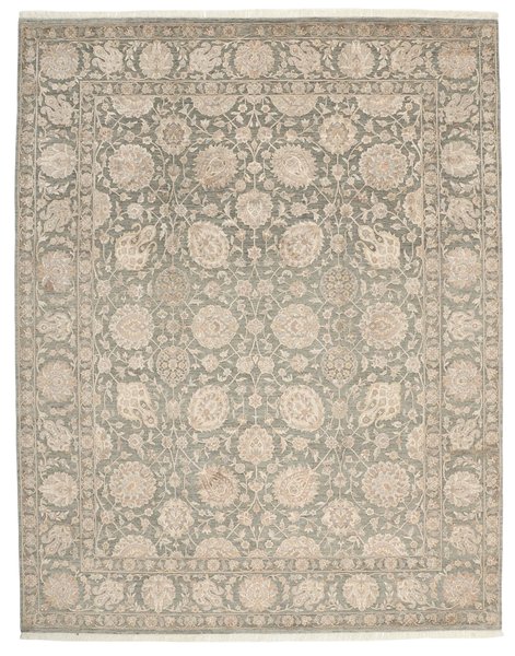 244x310 см, Индия, Табриз, Wool, жёлтый