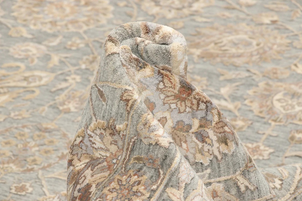 244x310 см, Индия, Табриз, Wool, жёлтый — вид 7