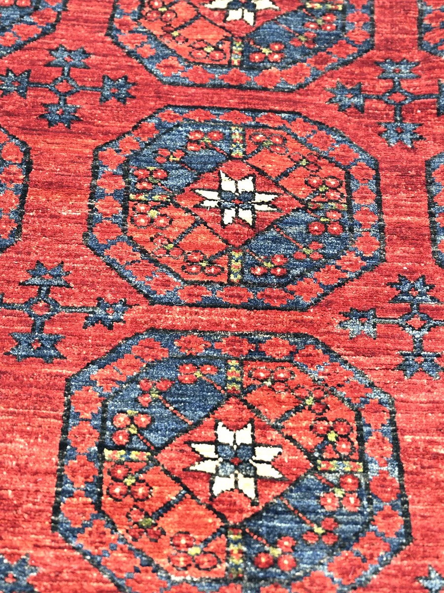 145x204 см, Афганистан, Афган / Пакистан, Wool, чёрный — вид 4