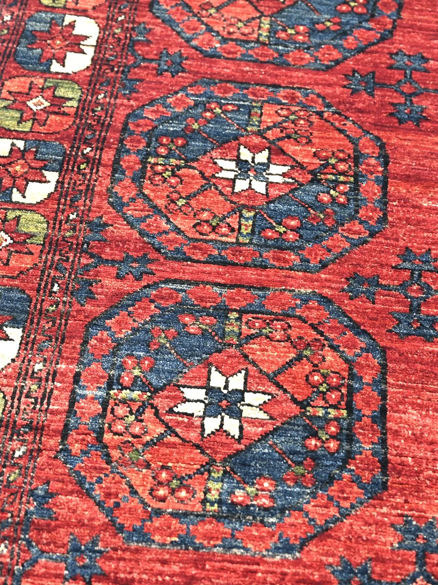 145x204 см, Афганистан, Афган / Пакистан, Wool, чёрный — вид 5