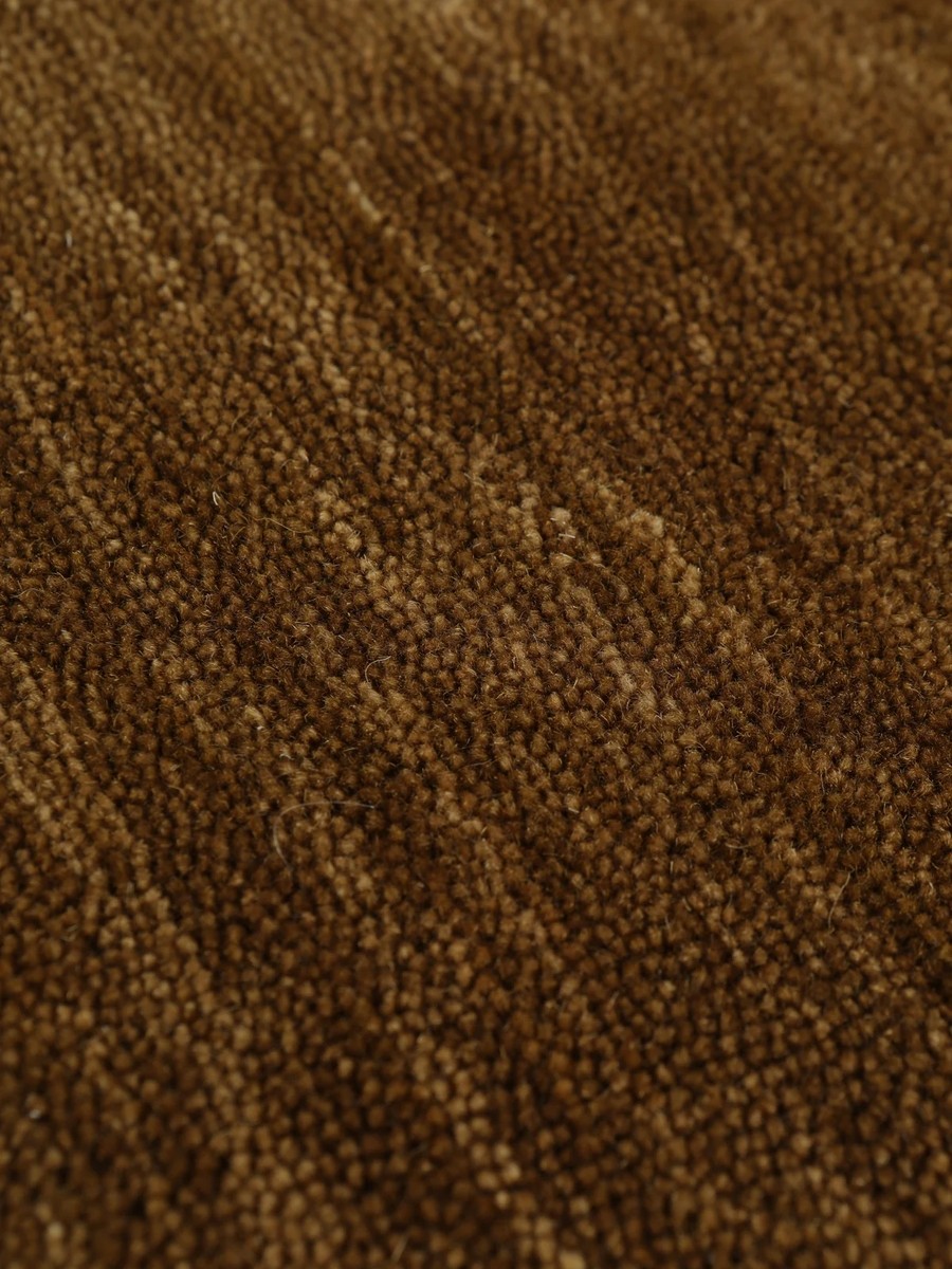 Ø150 см, Индия, Однотонные, Wool, коричневый — вид 6