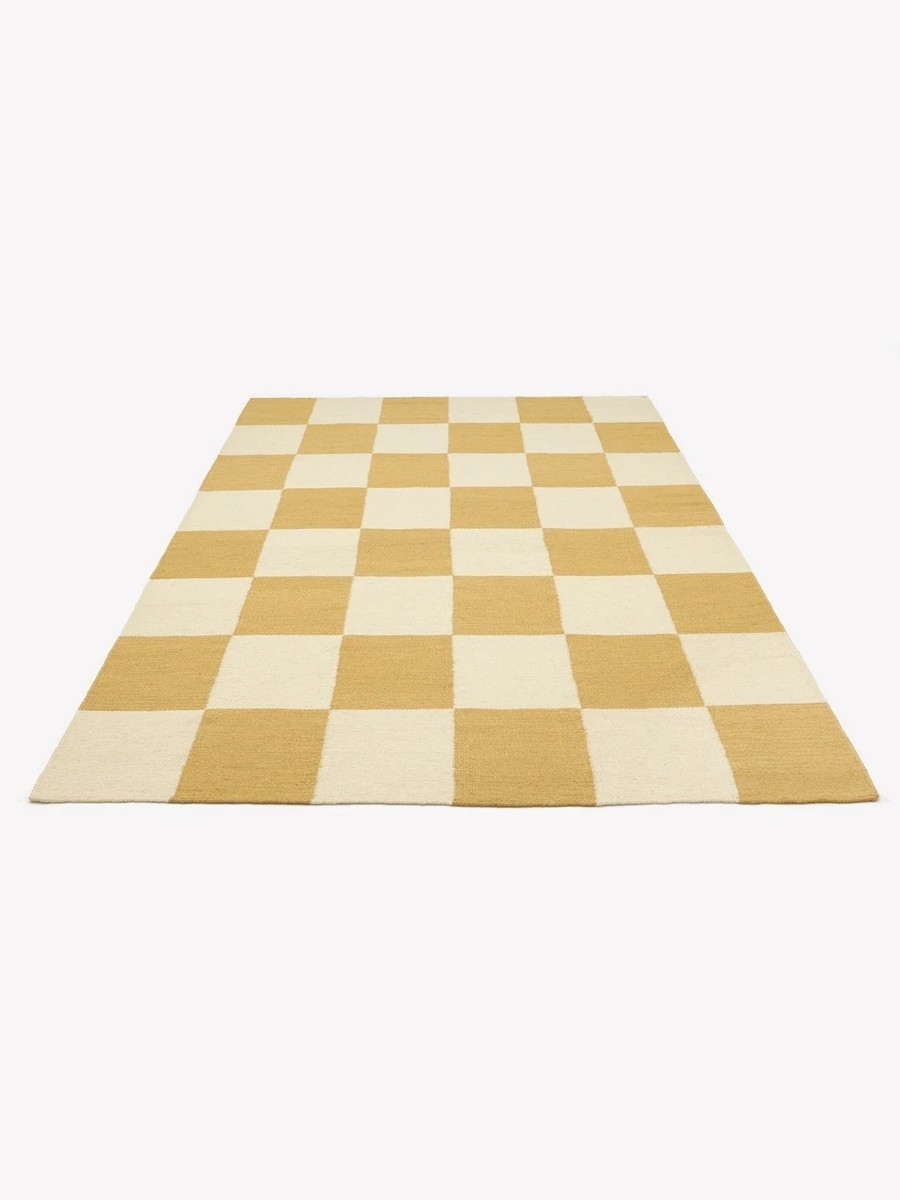 200x300 см, Индия, Современные, is pressed down, жёлтый — вид 2