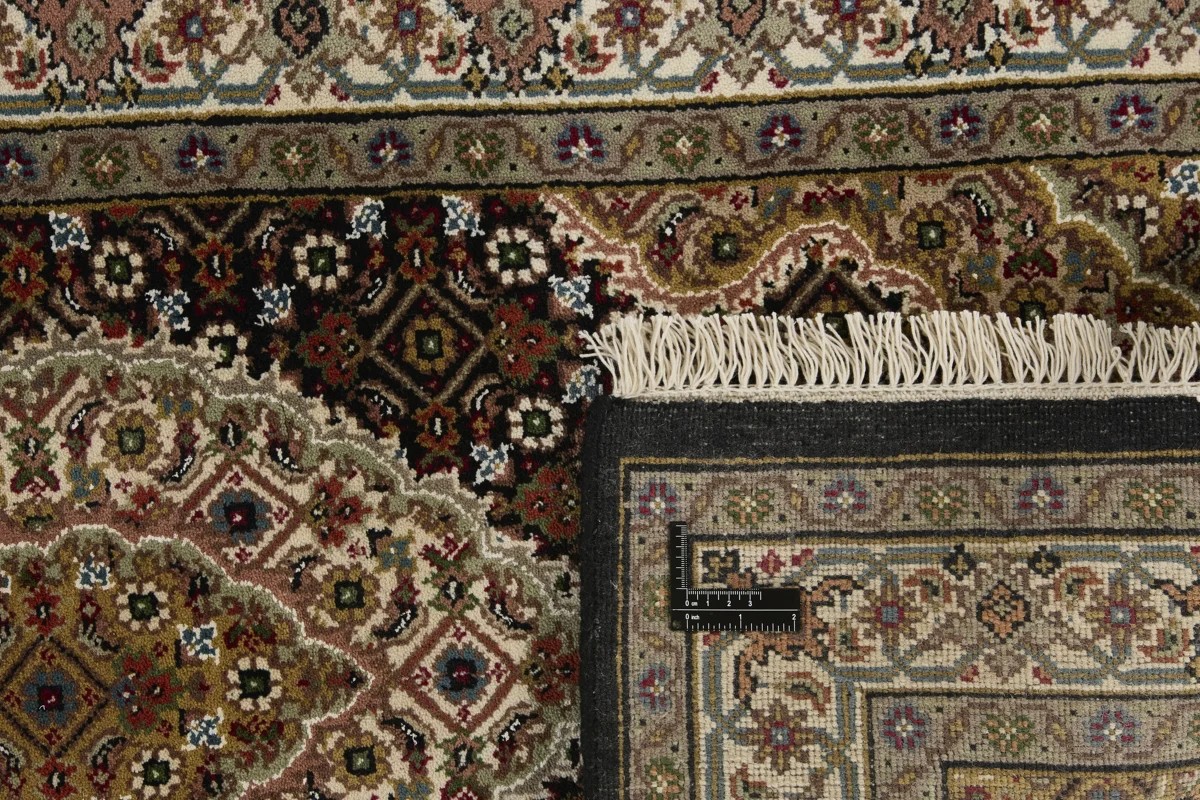 82x253 см, Индия, Табриз, Wool, чёрный — вид 3