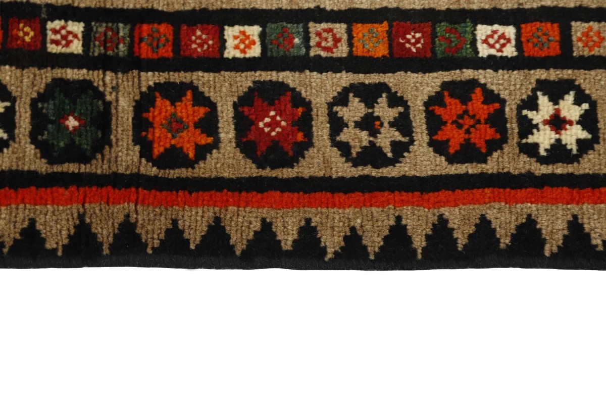 135x223 см, Иран, Кашкай, Wool, чёрный — вид 3