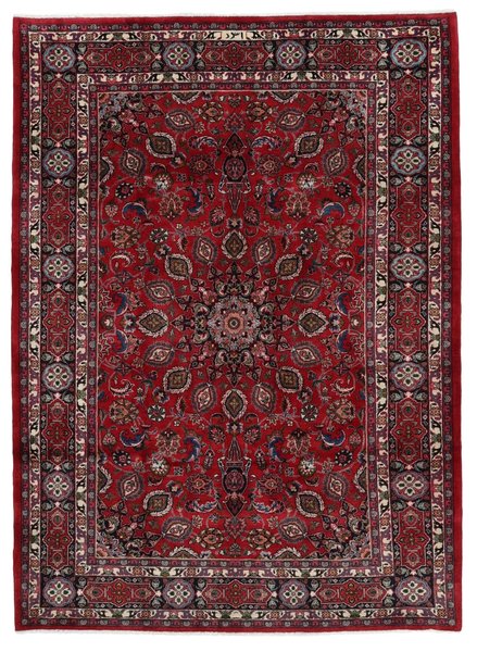 214x295 см, Иран, Машад, Wool, чёрный