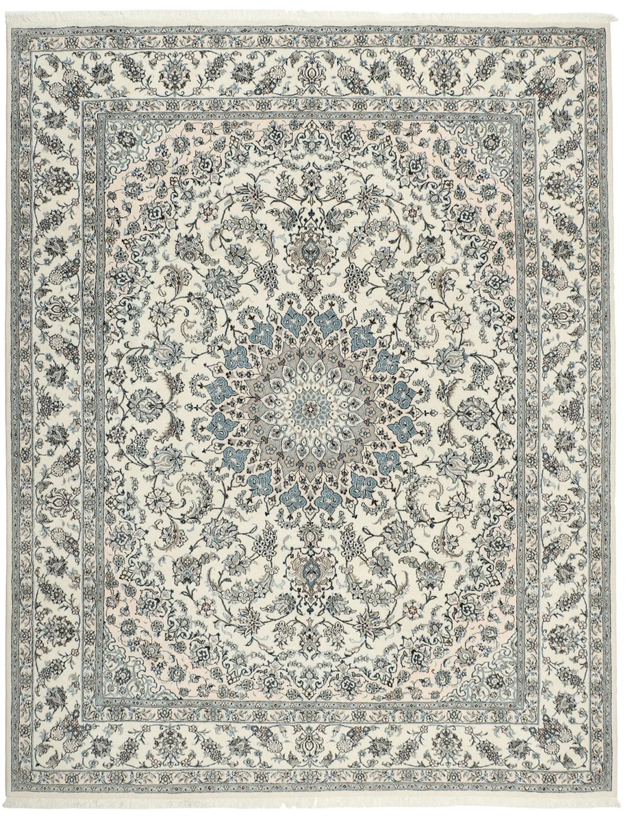296x383 см, Иран, Наин, Wool, зелёный