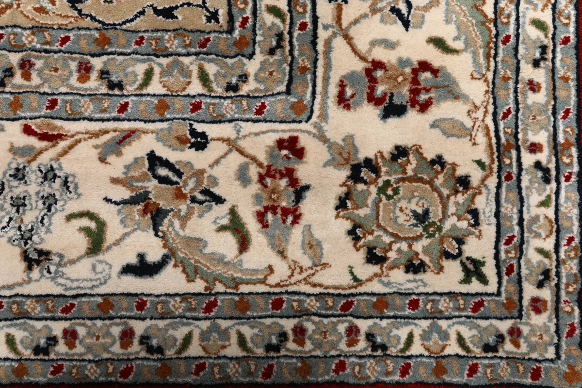 247x303 см, Индия, Наин, Wool, серый — вид 2