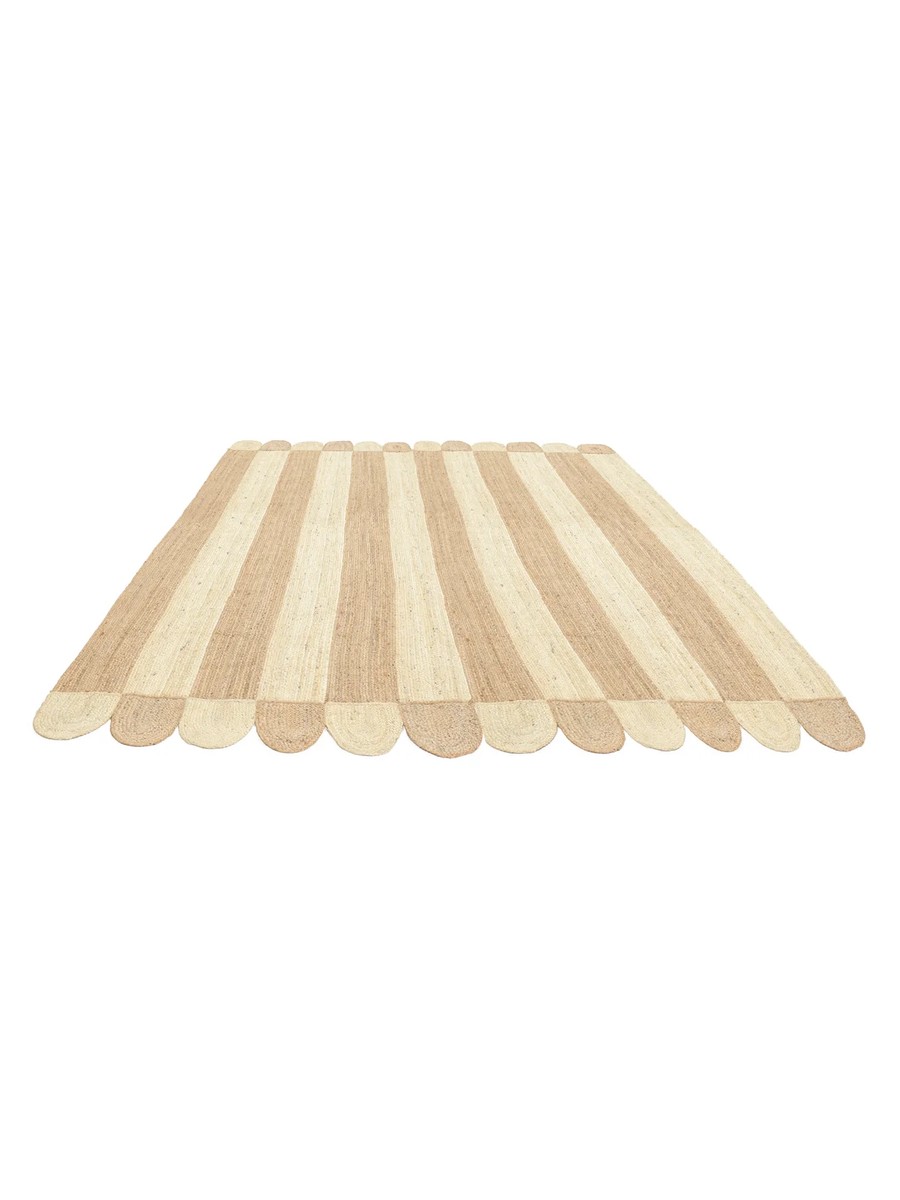 250x250 см, Индия, Современные, 100% Jute, натуральный белый — вид 2