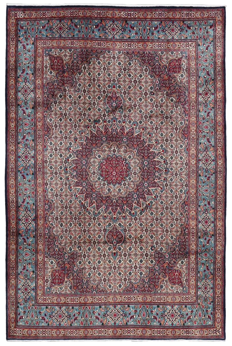 215x325 см, Иран, Муд, Wool, чёрный