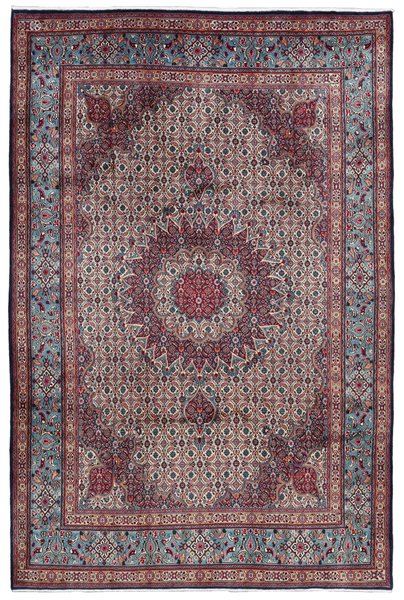 215x325 см, Иран, Муд, Wool, чёрный