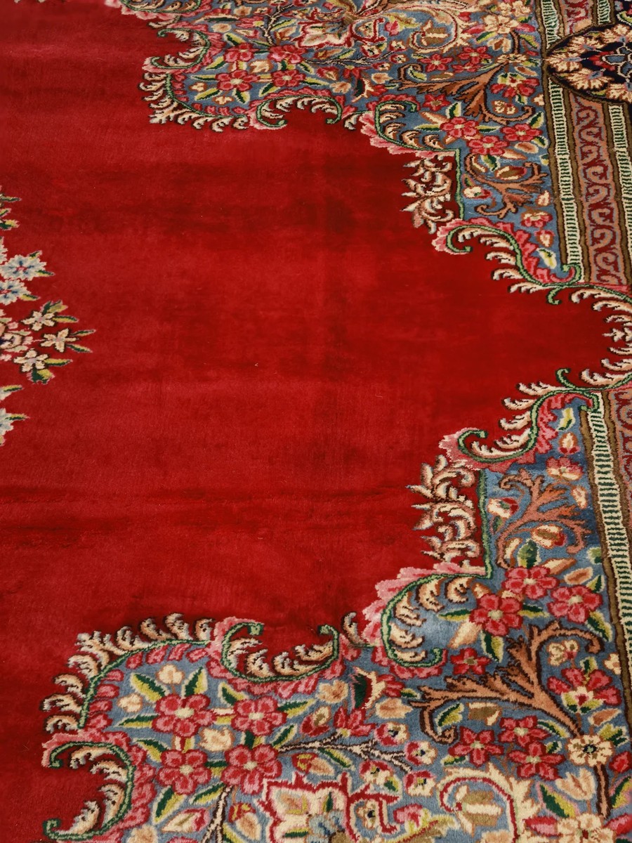 296x304 см, Иран, Керман, Wool, коричневый — вид 4