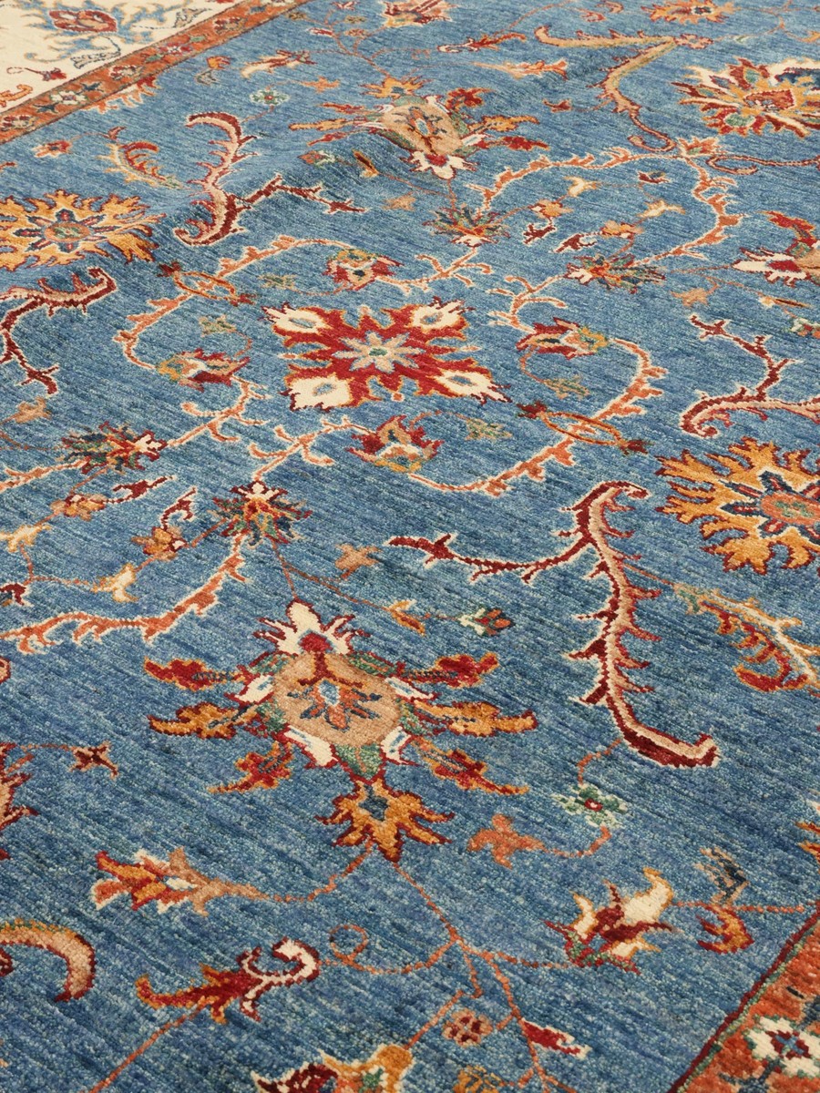 182x226 см, Афганистан, Зиглер, Wool, красный — вид 4