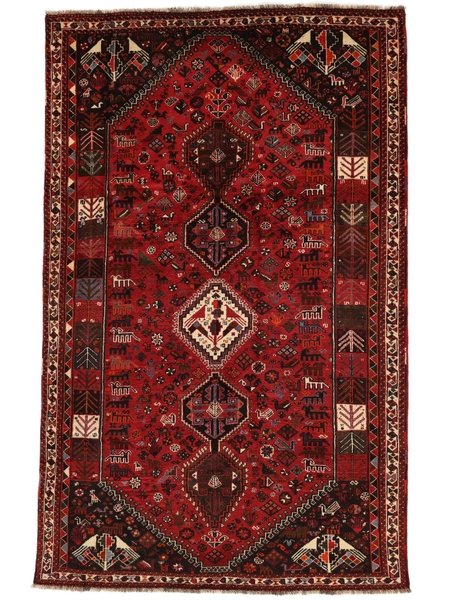 171x267 см, Иран, Кашкай, Wool, чёрный