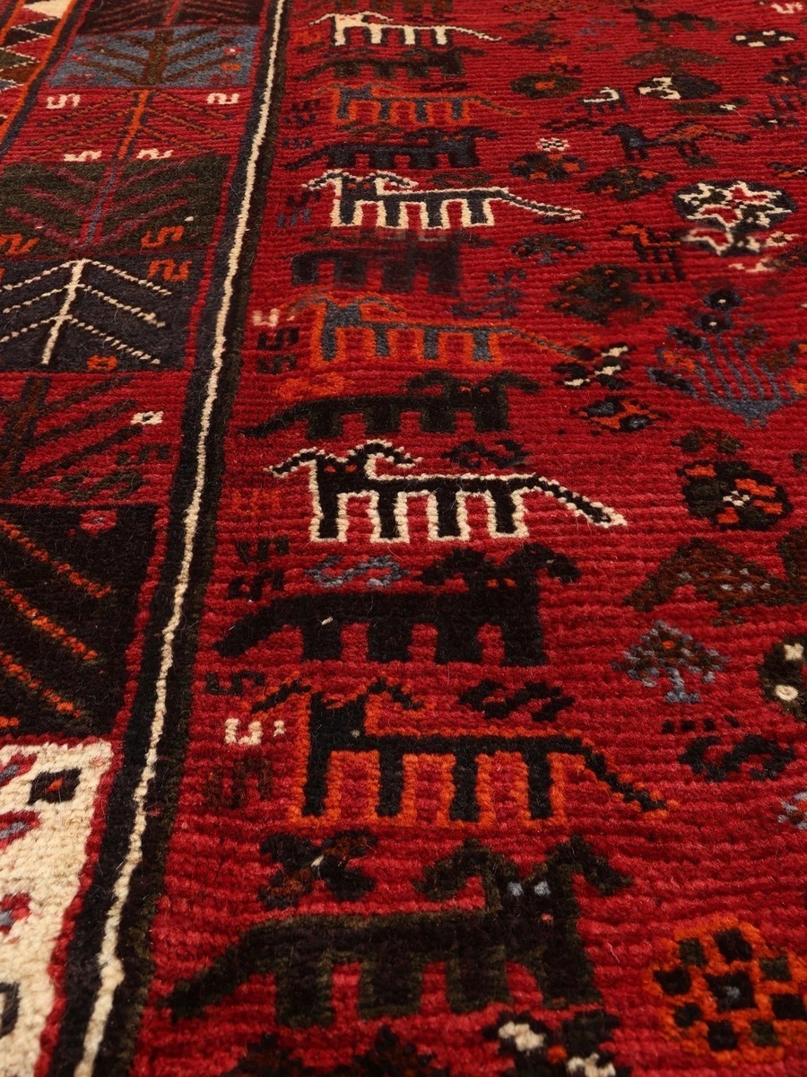 171x267 см, Иран, Кашкай, Wool, чёрный — вид 4