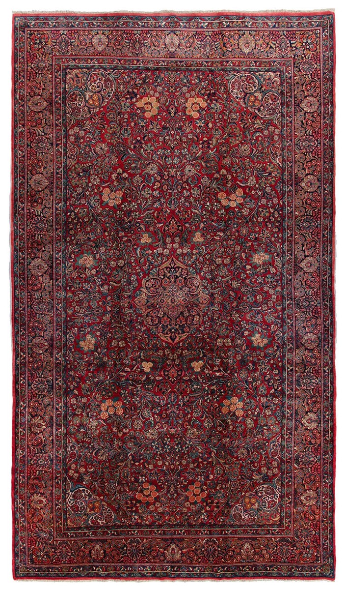 308x547 см, Иран, Сарук, Wool, красный — вид 2