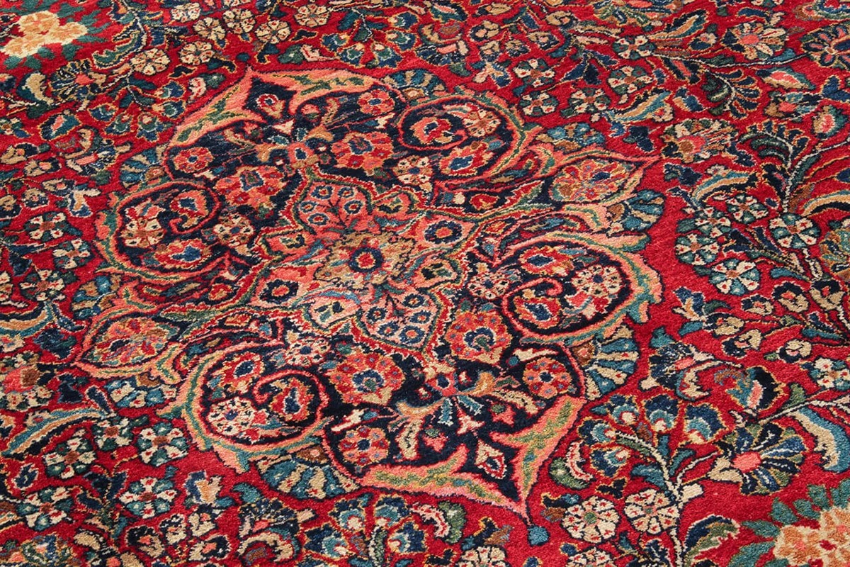 308x547 см, Иран, Сарук, Wool, красный — вид 4