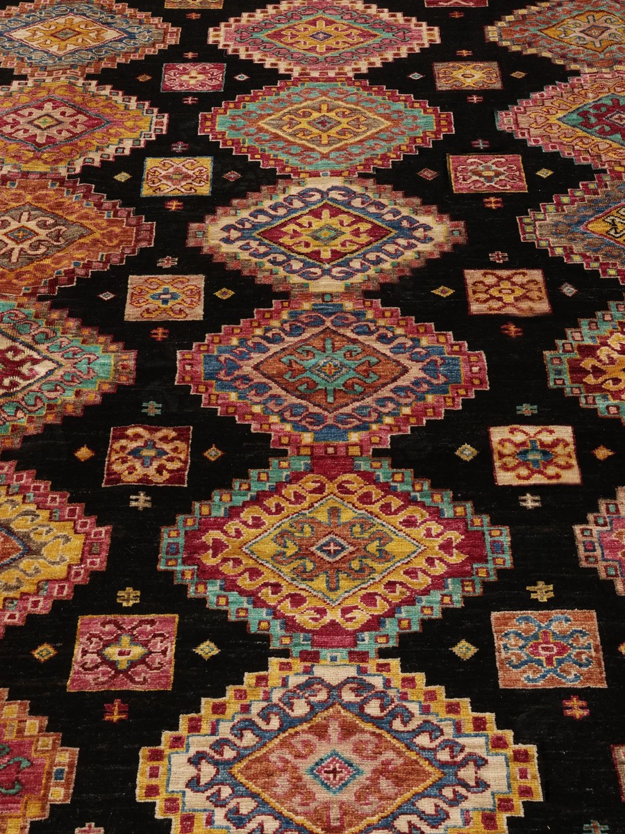 246x360 см, Афганистан, Восточные, Wool, коричневый — вид 4