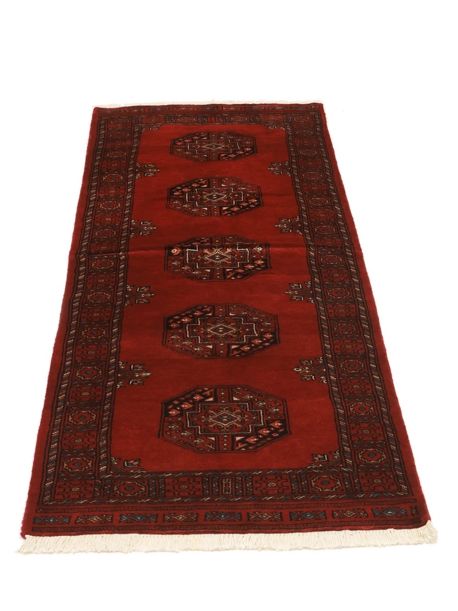 75x209 см, Пакистан, Афган / Пакистан, Wool, чёрный — вид 2
