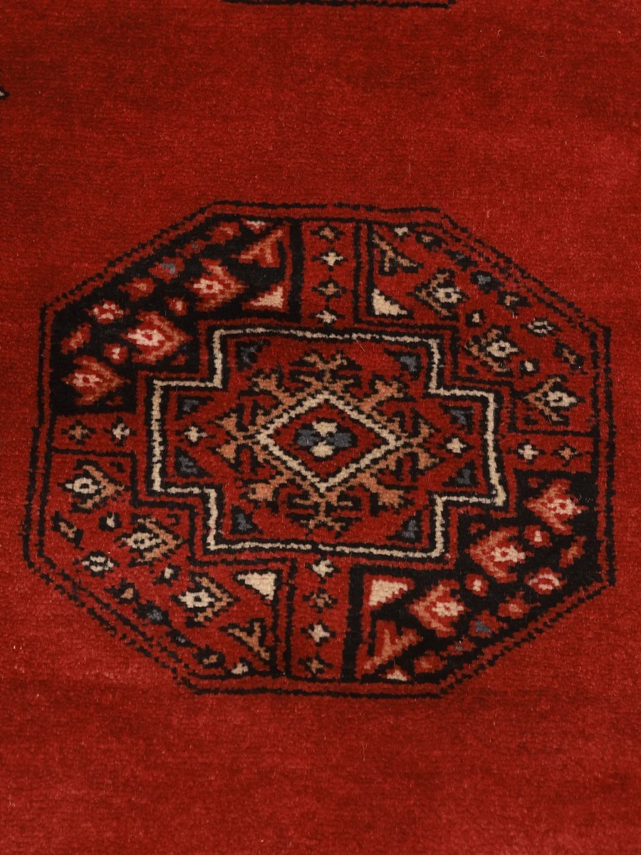 75x209 см, Пакистан, Афган / Пакистан, Wool, чёрный — вид 4