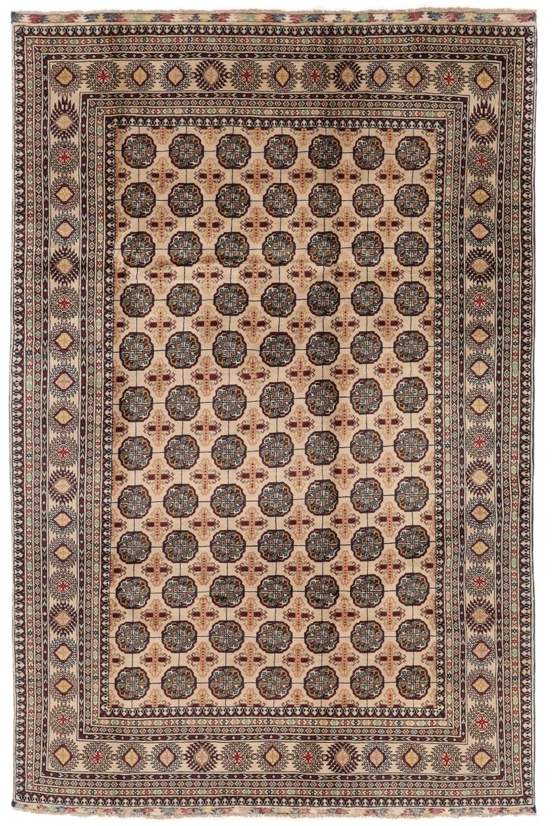 195x289 см, Афганистан, Афган / Пакистан, Wool, чёрный