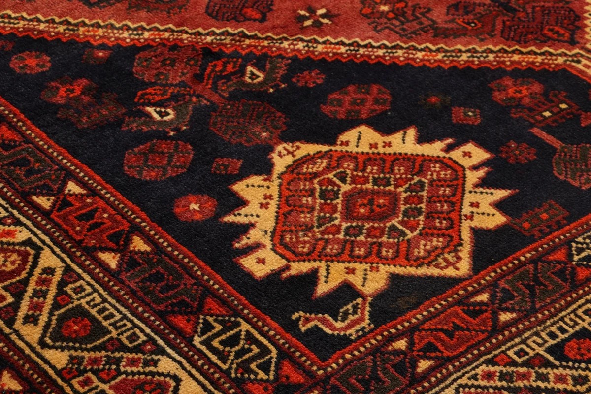206x302 см, Иран, Кашкай, Wool, красный — вид 6