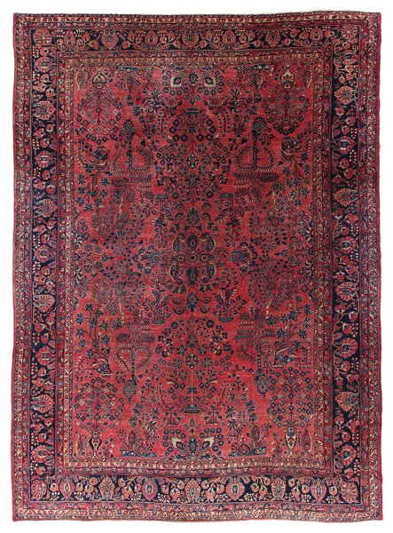 351x431 см, Иран, Сарук, Wool, красный