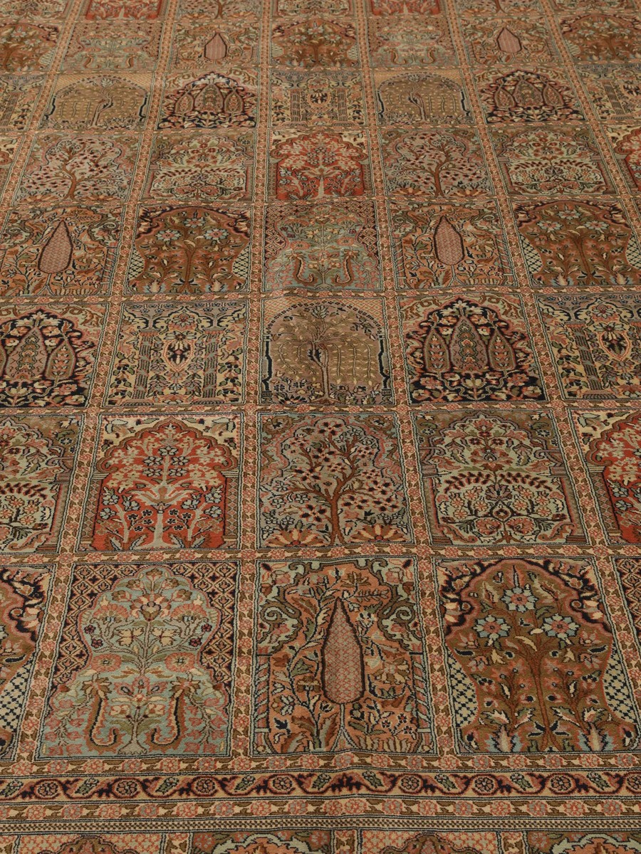 307x422 см, Индия, Шёлк, Silk, коричневый — вид 5