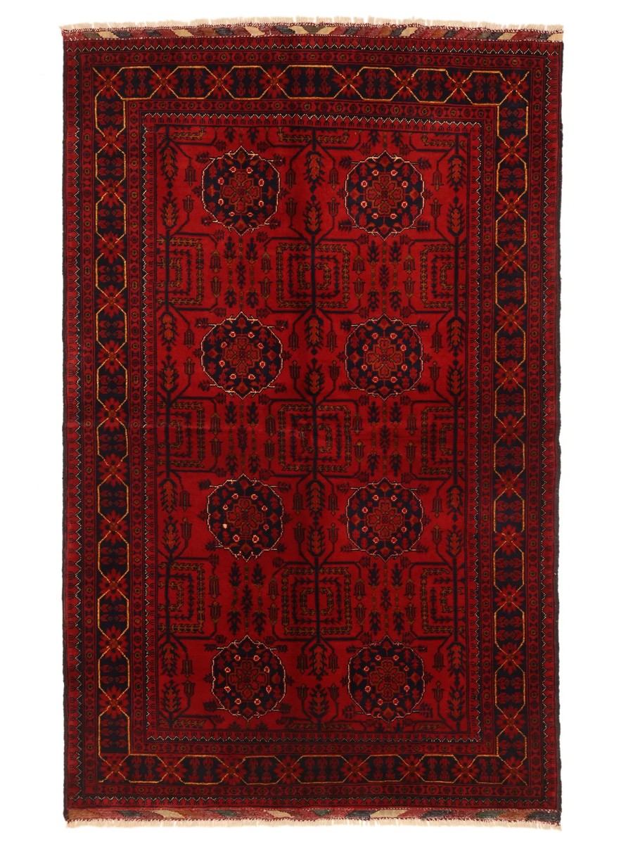 128x201 см, Афганистан, Афган / Пакистан, Wool, чёрный