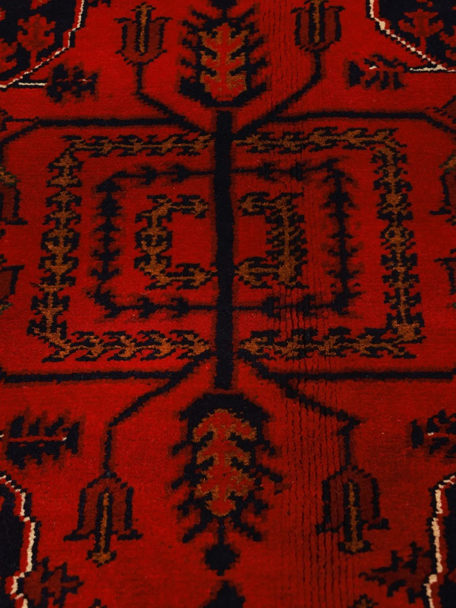 128x201 см, Афганистан, Афган / Пакистан, Wool, чёрный — вид 4