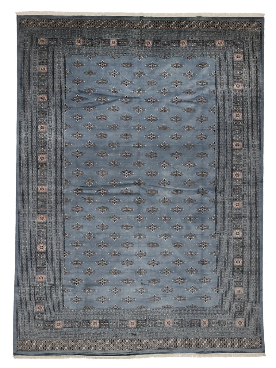 307x420 см, Пакистан, Афган / Пакистан, Wool, тёмно-синий