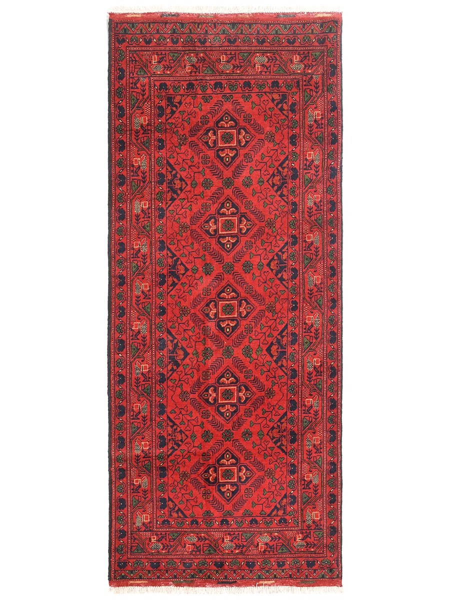80x193 см, Афганистан, Хал Мохаммади, Wool, чёрный
