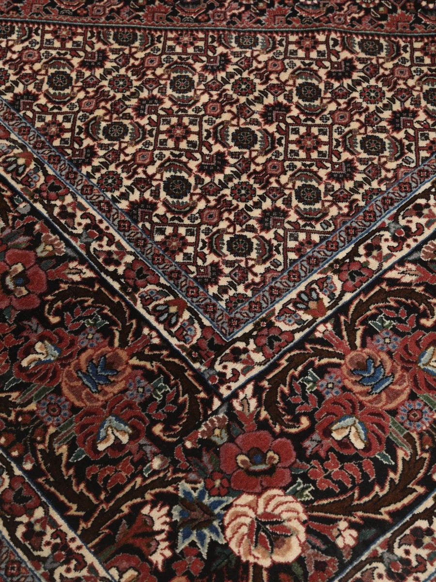 301x396 см, Иран, Биджар, Wool, коричневый — вид 2