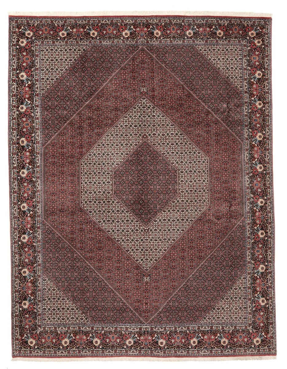 301x396 см, Иран, Биджар, Wool, коричневый — вид 15