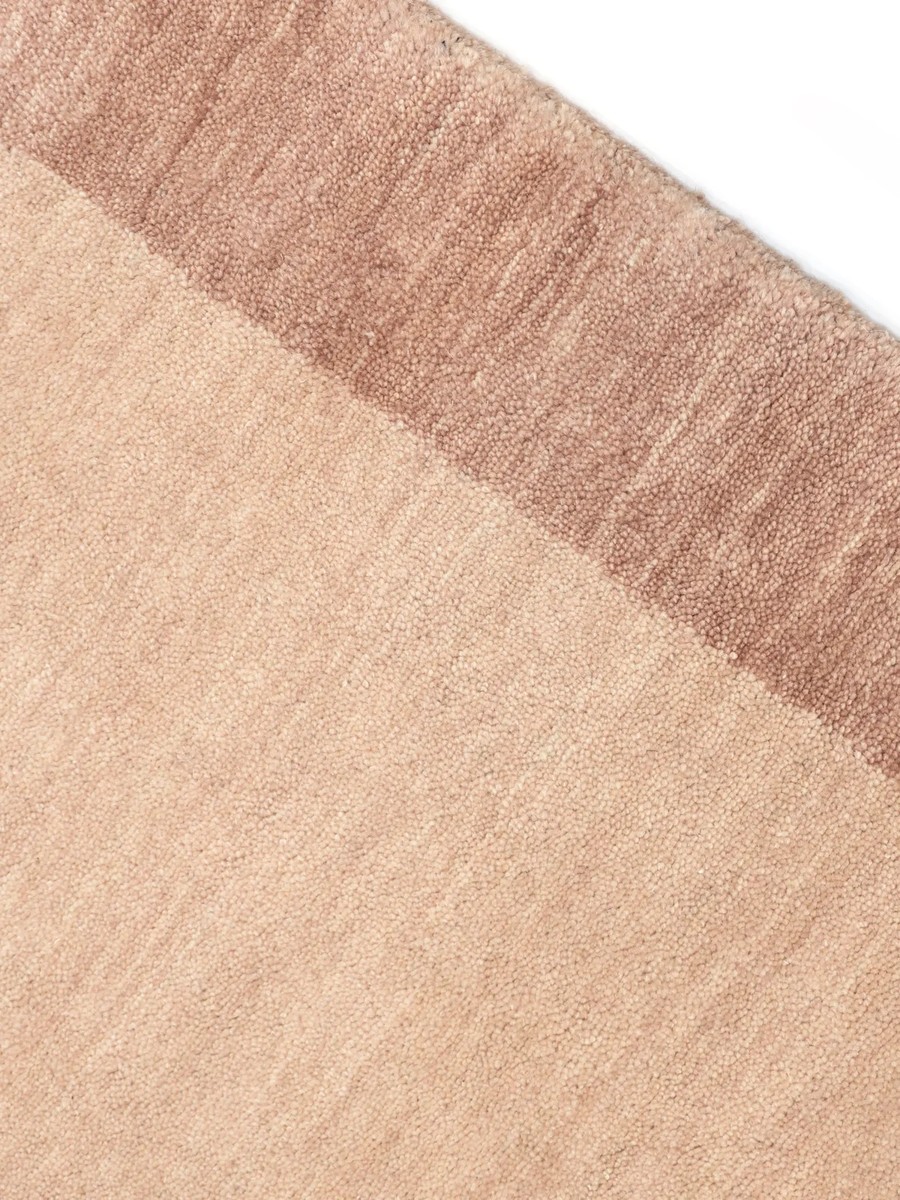 140x200 см, Индия, Современные, Wool, розовый — вид 2