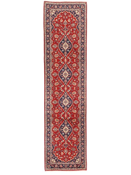 79x312 см, Иран, Кашан, Wool, красный
