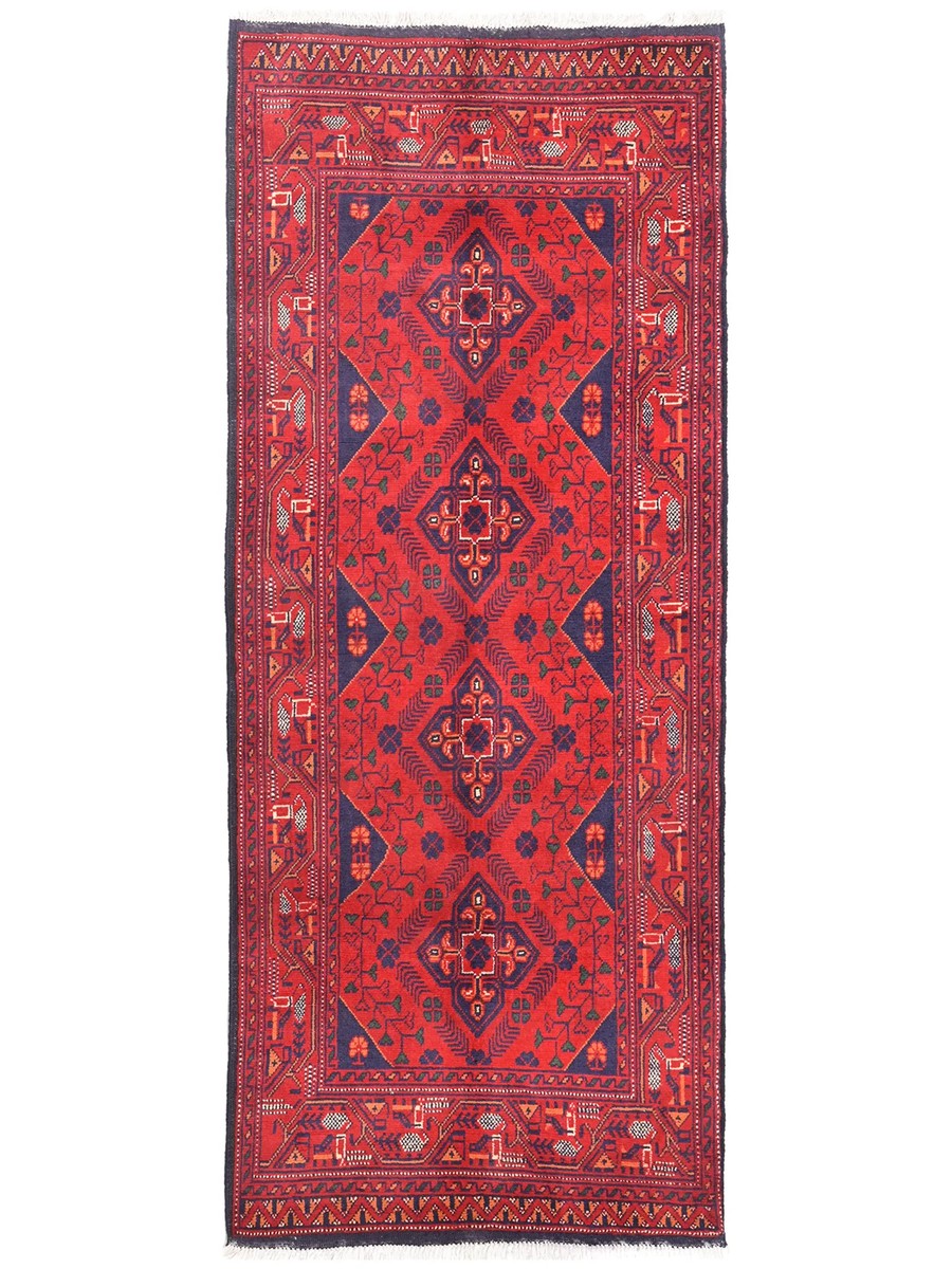 78x190 см, Афганистан, Хал Мохаммади, Wool, чёрный