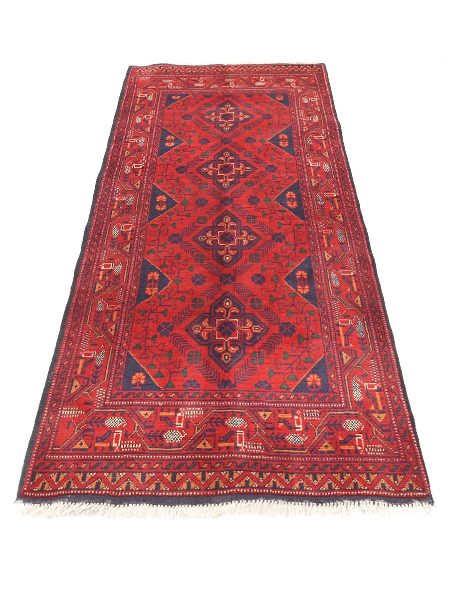 78x190 см, Афганистан, Хал Мохаммади, Wool, чёрный — вид 2