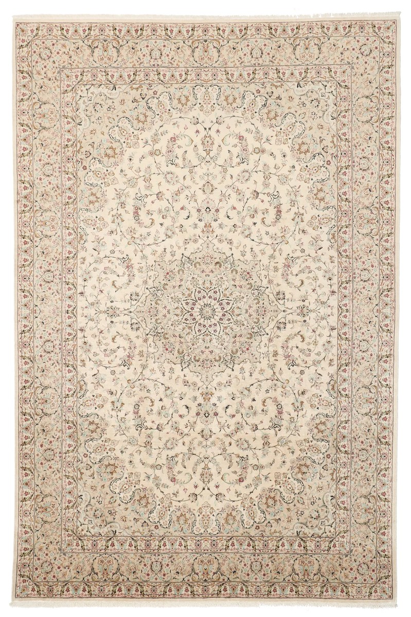 196x298 см, Иран, Шёлк, Silk, бежевый