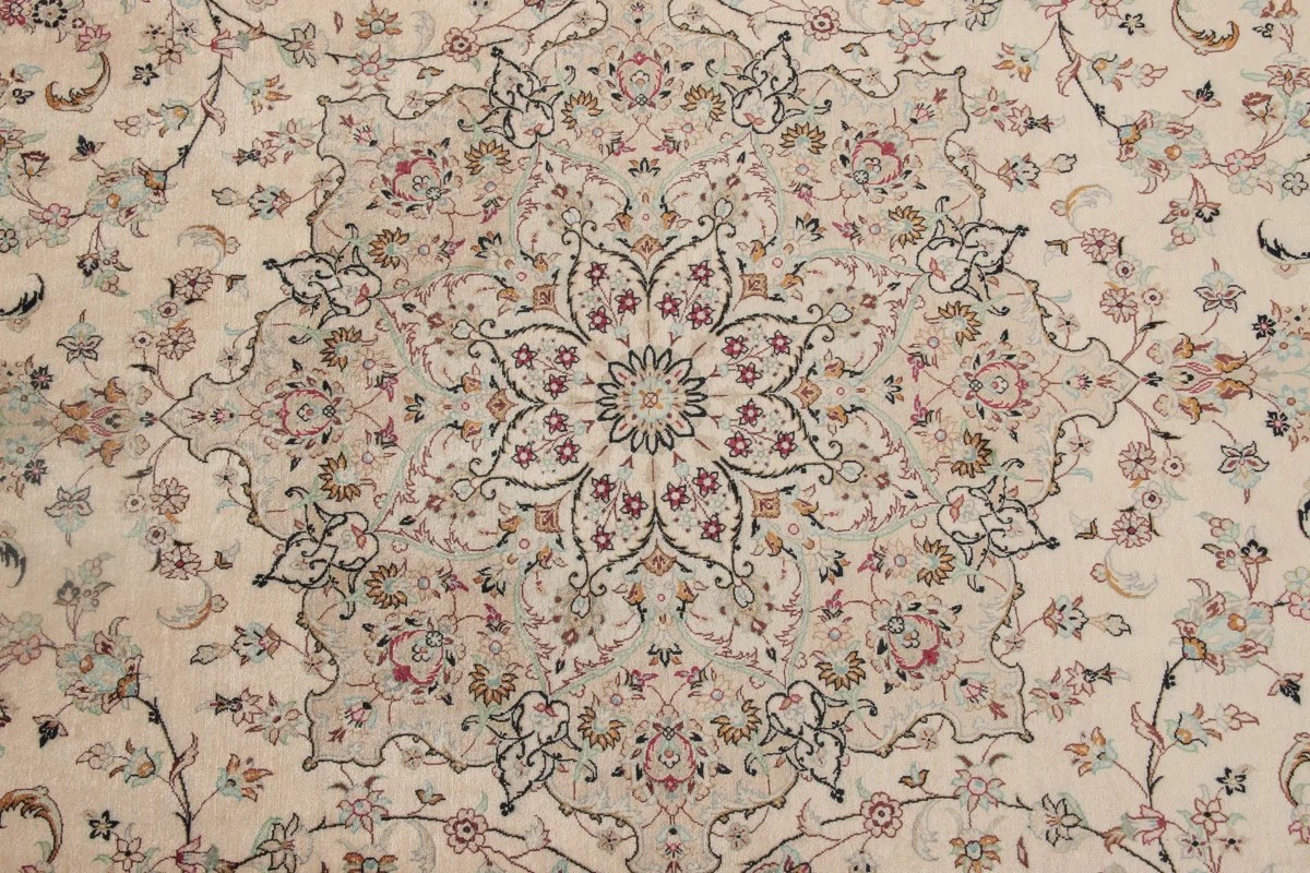 196x298 см, Иран, Шёлк, Silk, бежевый — вид 4