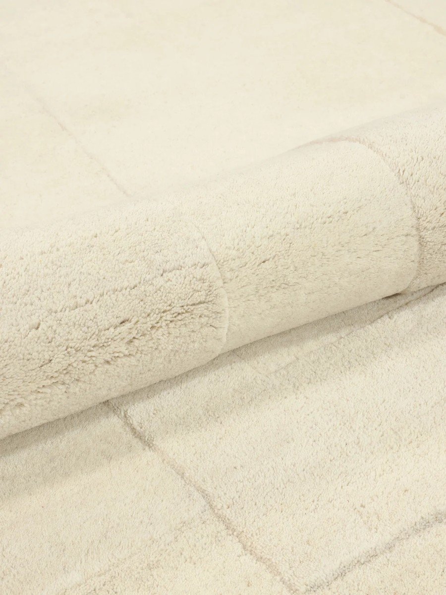 160x230 см, Индия, Современные, Wool, белый — вид 4