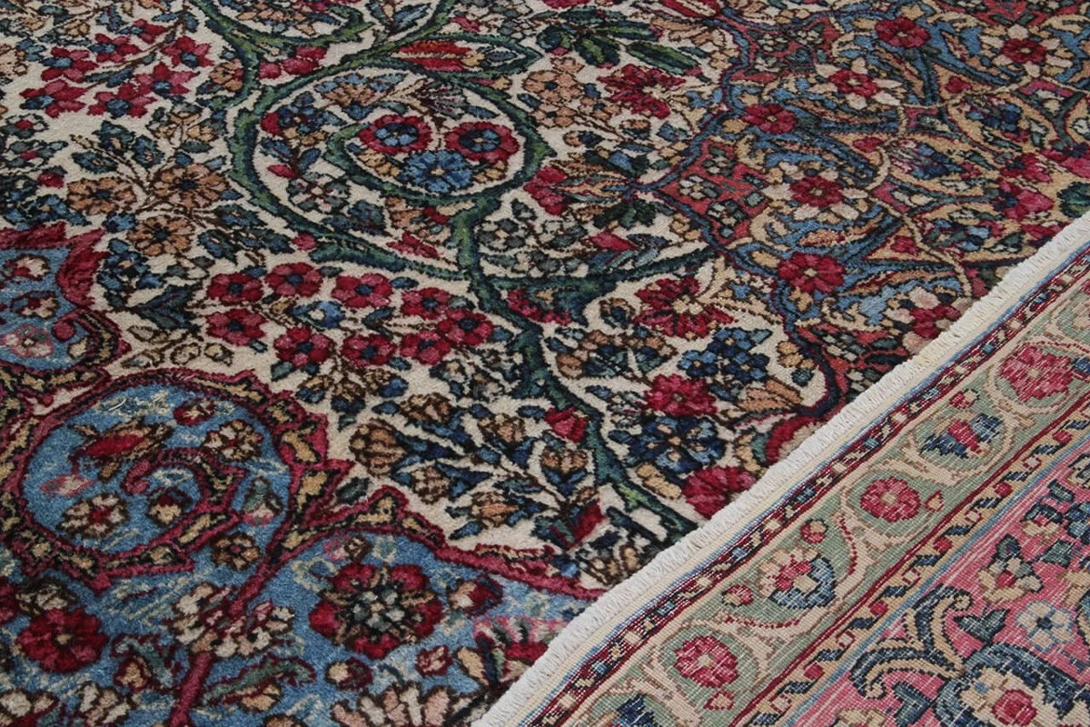 238x338 см, Иран, Керман, Wool, красный — вид 3