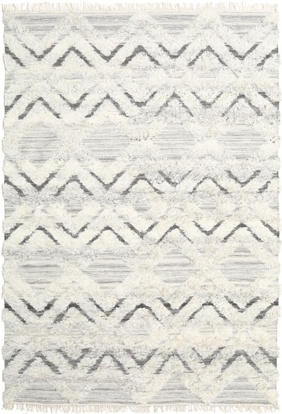 200x300 см, Индия, Бербер, Wool, серо-бежевый