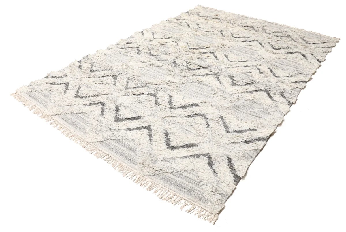 200x300 см, Индия, Бербер, Wool, серо-бежевый — вид 2