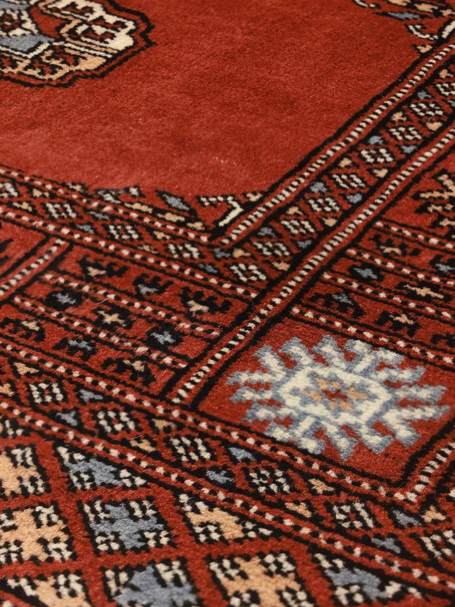 78x193 см, Пакистан, Афган / Пакистан, Wool, чёрный — вид 4