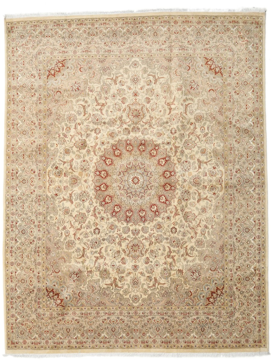 245x315 см, Индия, Табриз, Wool, оранжевый