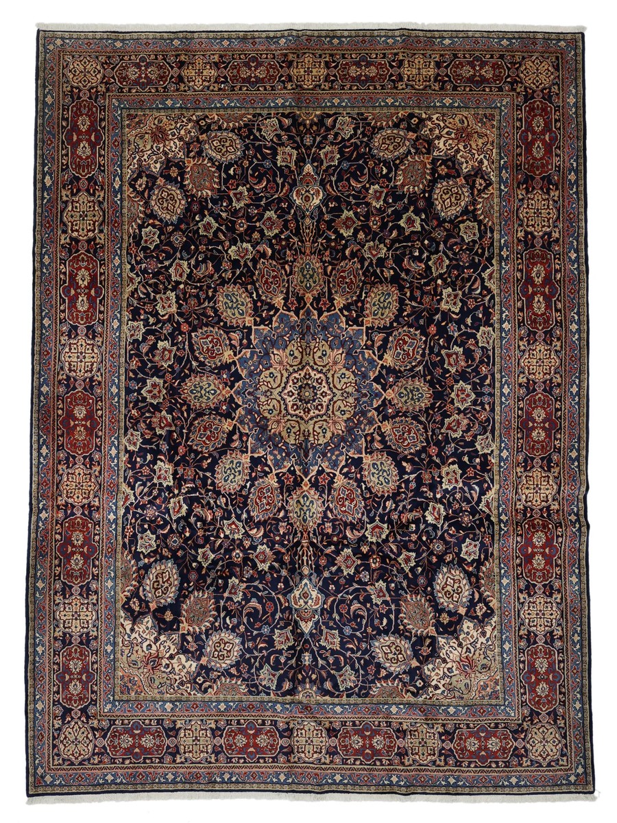 306x417 см, Иран, Машад, Wool, чёрный