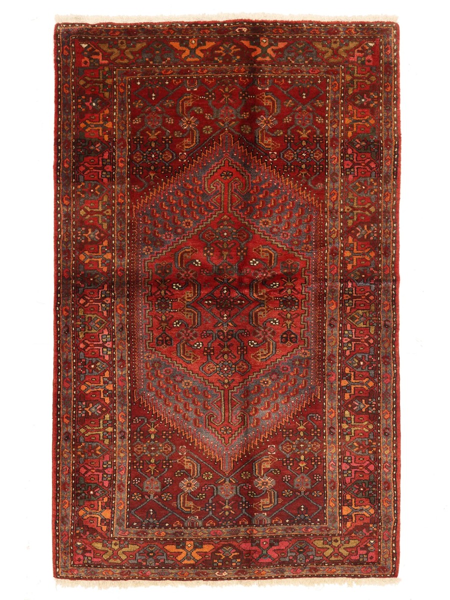 136x220 см, Иран, Хамадан, Wool, бежевый