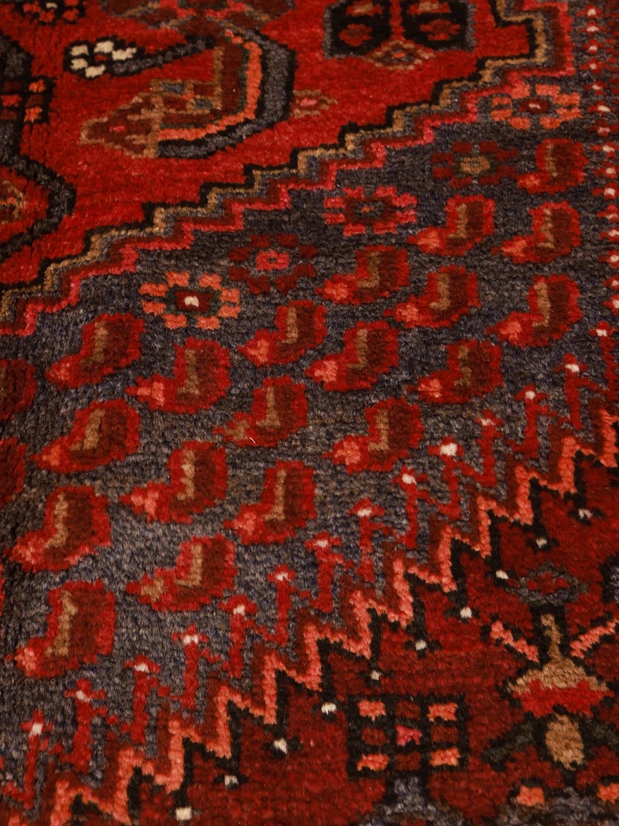 136x220 см, Иран, Хамадан, Wool, бежевый — вид 4