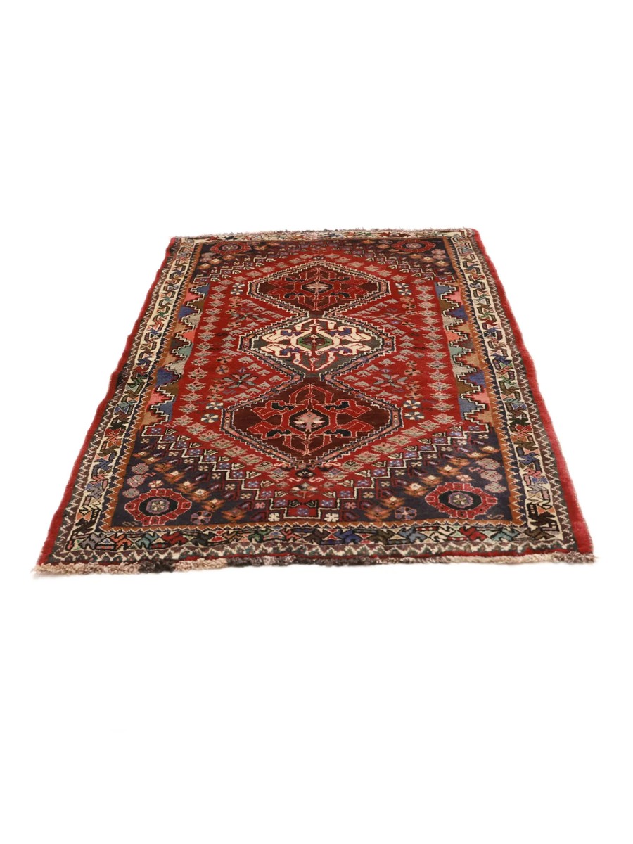 83x160 см, Иран, Кашкай, Wool, красный — вид 2