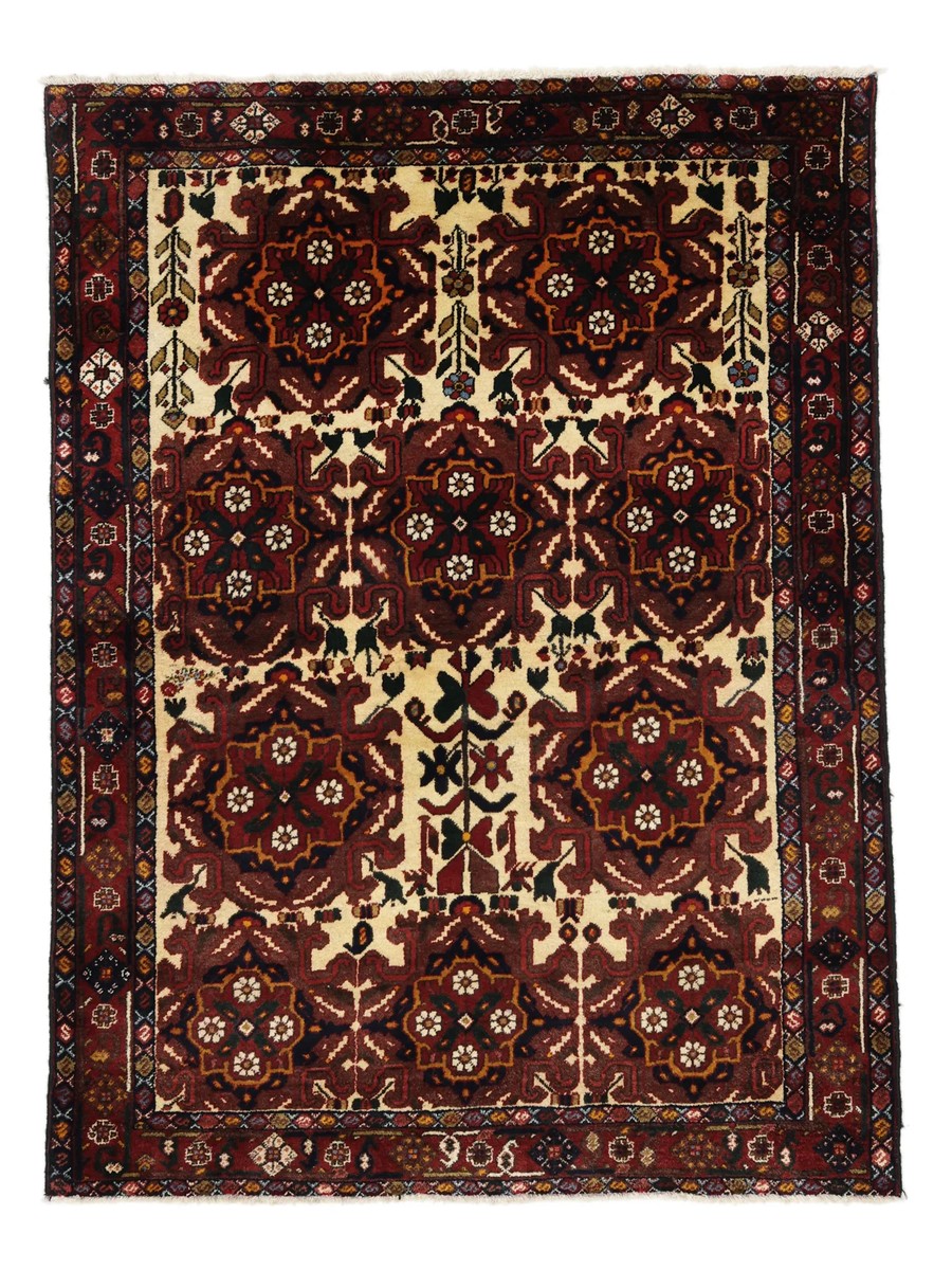 108x145 см, Иран, Восточные, Wool, красный
